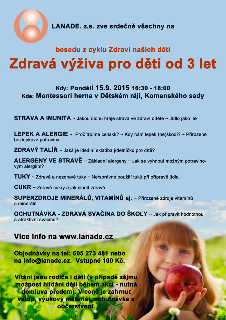 výživa od 3 let